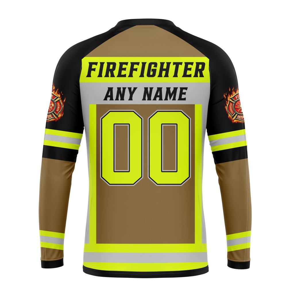 Customized NFL Washington Commanders Special Firefighter Uniform Design Unisex Sweatshirt SWS222