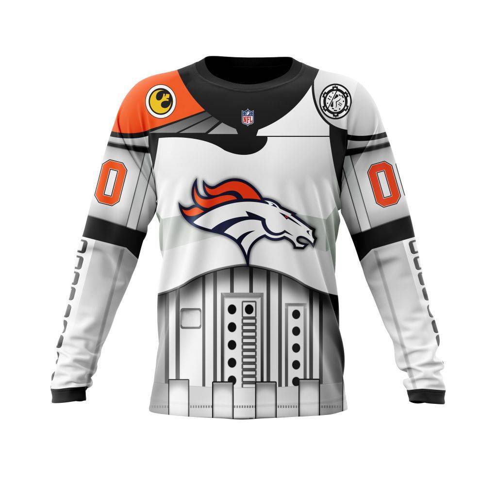 Personalized Denver Broncos Specialized Star Wars May The 4Th Be With You Unisex Sweatshirt SWS267
