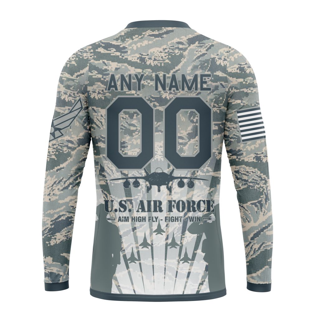 Personalized NFL Atlanta Falcons Honor US Air Force Veterans Unisex Sweatshirt SWS348