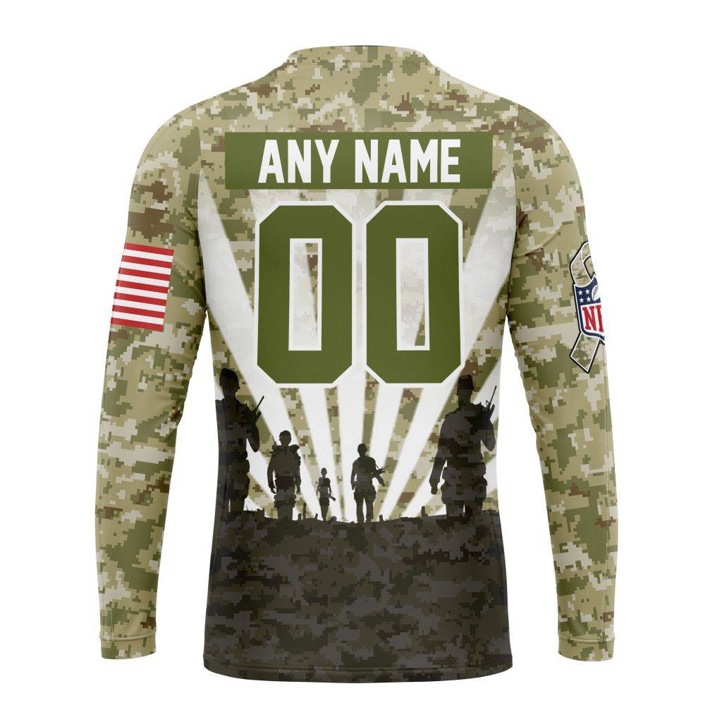 Custom NFL Miami Dolphins Salute To Service   Honor Veterans And Their Families Unisex Sweatshirt SWS020