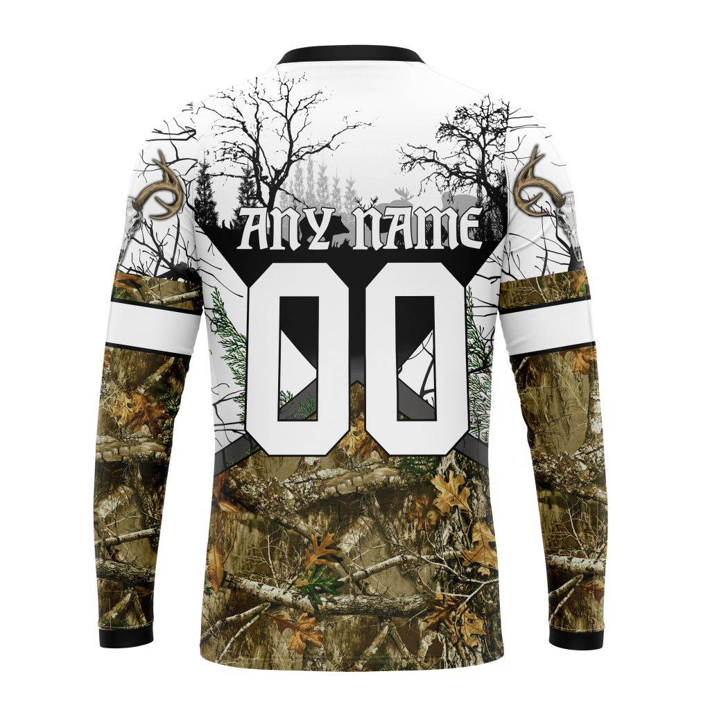 Personalized NFL Chicago Bears With Deer Skull And Forest Pattern For Go Hunting Unisex Sweatshirt SWS443