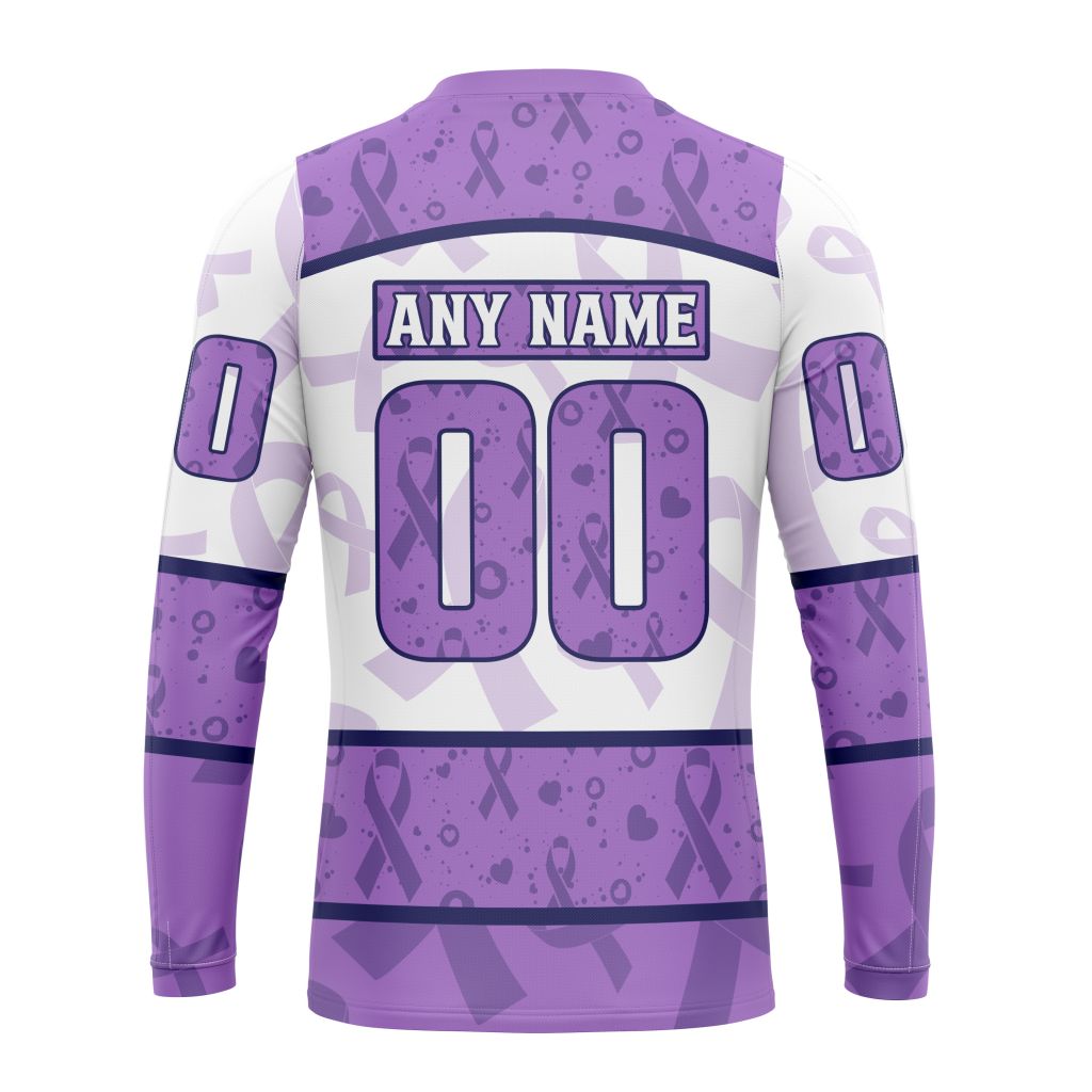 Personalized NFL San Francisco 49Ers Special Lavender Fights Cancer Unisex Sweatshirt SWS875